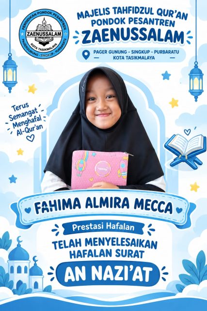 Selamat anak-anak soleh dan solehah