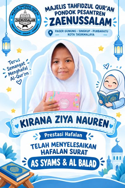 Selamat anak-anak soleh dan solehah