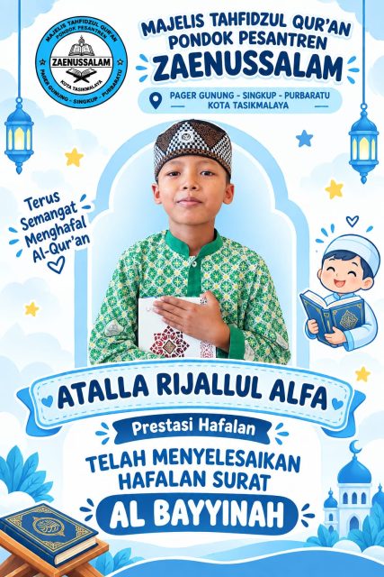 Selamat anak-anak soleh dan solehah