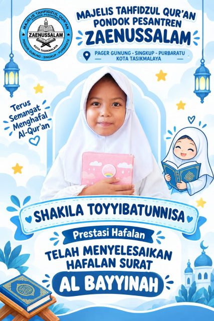 Selamat anak-anak soleh dan solehah